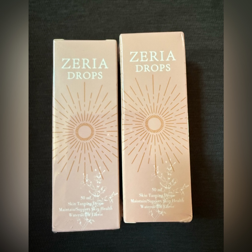 Lot of 2 Zeria Tanning Drops - New